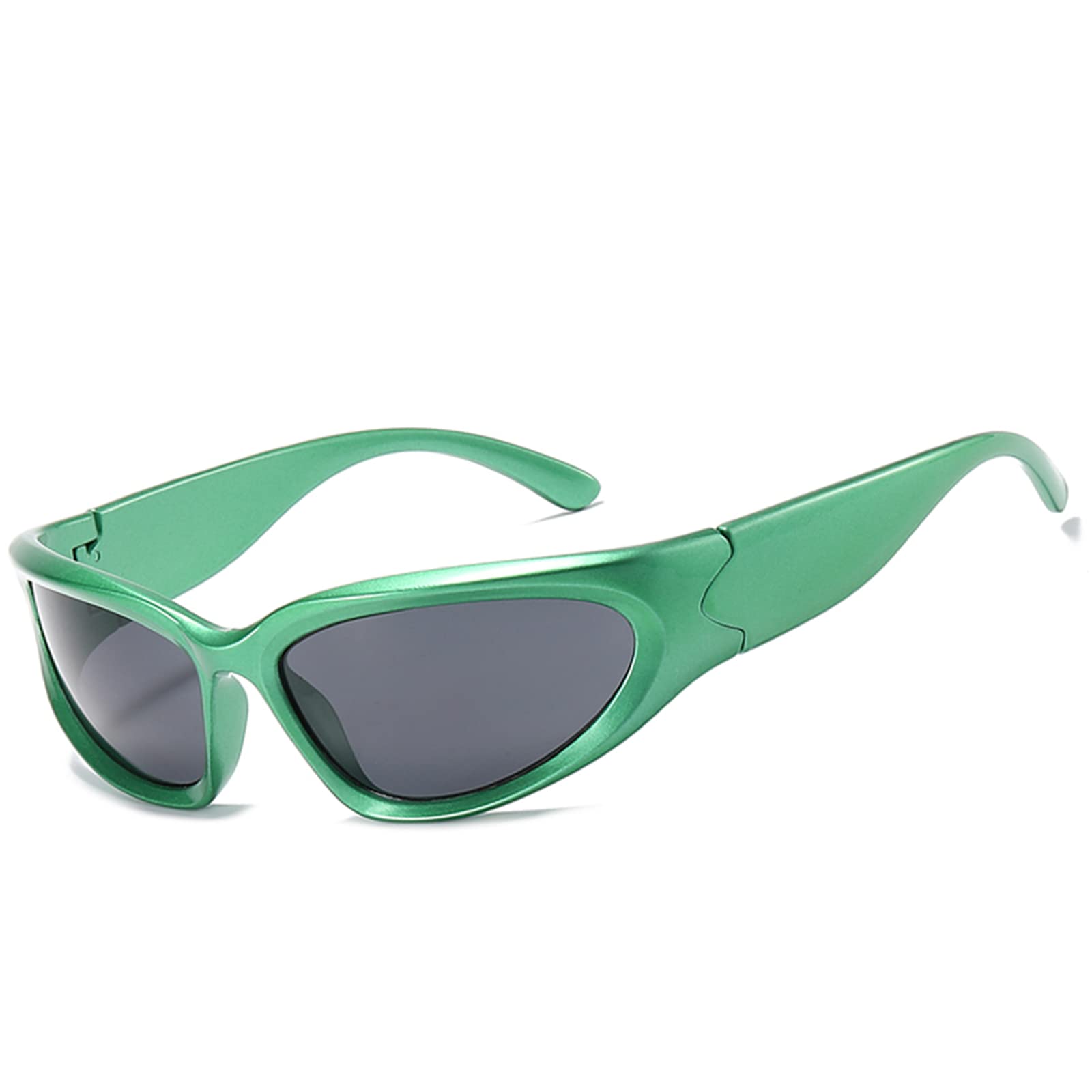 LASPOR Wrap Around Sport Sunglasses for Women Men Sport Shades Glasses Y2K Sunglasses