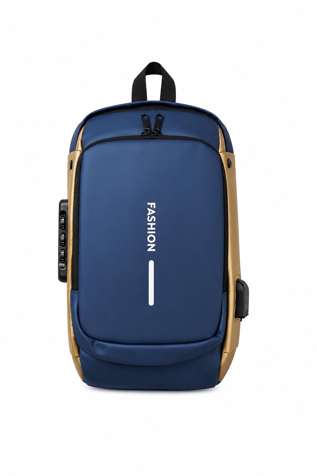 anti theft chest charging backpack with tsa lock & usb charging port | water resistant travel backpack | multi-compartment college & office bag | lightweight unisex backpack