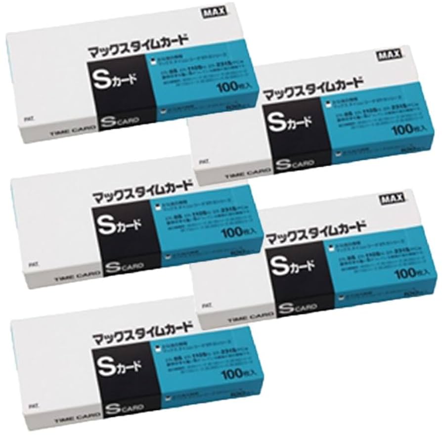 まとめ）マックス タイムカード ER-S 100枚入 【×3セット