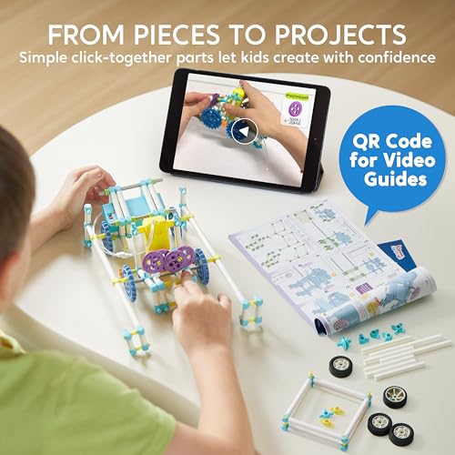 Klever Kits 36-in-1 Motor Robotic Kits, Make Your Own Kids Craft Kits Educational STEM Toys for Ages 8-13 Boys and Girls, Science Gifts for 8 Years Old - Image 6