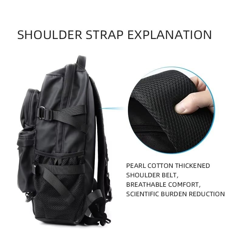 Image of ALASKA Backpack for Hiking, Outdoor, Fitness, Biking, Sports, College Backpack, Large Capacity Laptop Backpack, Lightweight Everyday Tactical Backpack. Capacity - Size: L-18.5 inch x W-12.6 inchx D-6 inch