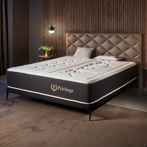 NATURALEX - Matelas Privilege 180x200 - Épais 30 cm - Mousse Haute...