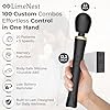 Handheld Cordless Personal Wand Massager - Waterproof, USB Rechargeable, Quiet & Travel Ready – Muscle Relief for Back, Legs & Hand Pain – Great for Sports or Long Days - Includes Velvet Pouch #1