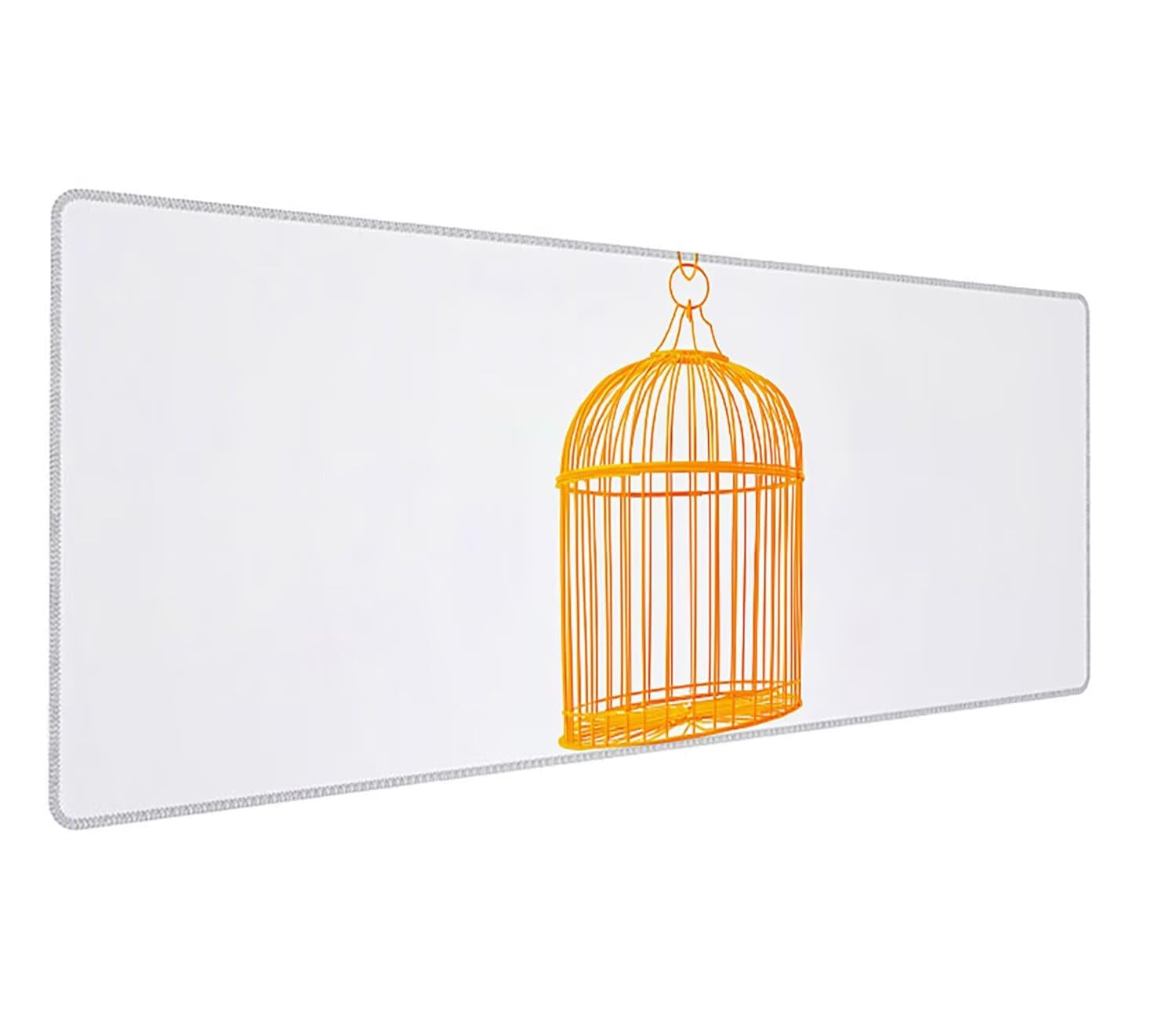 Biała pojedyncza podkładka pod mysz do gier XXL, podkładka pod mysz XXL - 1400 x 600 x 3 mm, podkładka pod mysz matowa, bardzo duża tkanina dla graczy, podkładka pod mysz dla graczy, osobisty -42971
