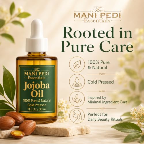 Image of TMPE Jojoba Oil for Hair Growth, Skin Glow & Nail Health | 100% Pure & Cold Pressed | Deep Hydration with Vitamin E - 30ml