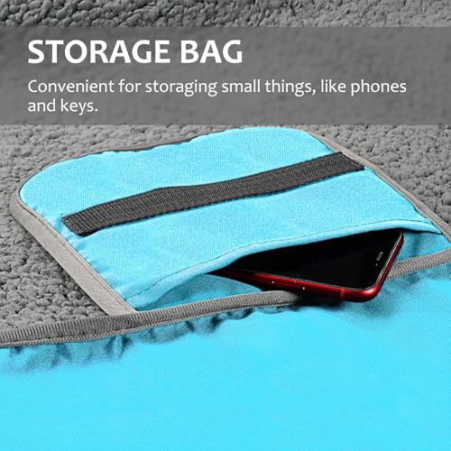 Image of Tirrinia Large Waterproof Outdoor Blanket, Soft Warm Windproof Stadium Blanket with Sherpa Fleece and Foldable for Outdoor Sport, Baseball, Football, Beach, Concerts, Car