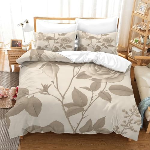 Parure de lit 3D confortable housse de couette microfibre Saint-Valentin 200x200 - 3