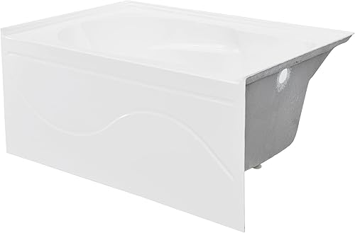 Miniatura 54 de Swiss Madison Well Made Forever SM-AB546 Ivy - Bañera con alcohol, 60 x 30 pulgadas, blanco brillante