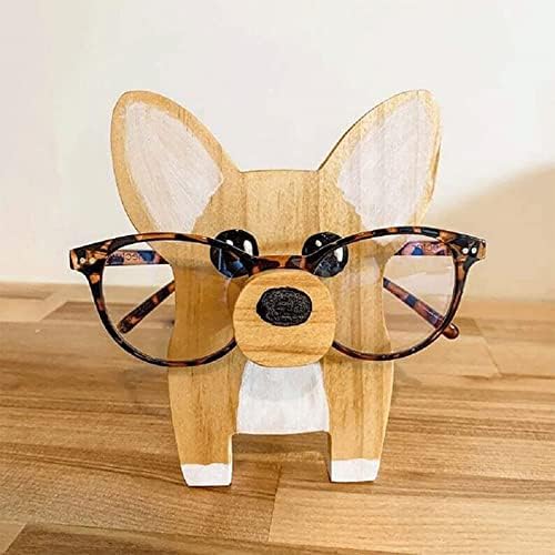 Lazyspace Animal Glasses Holder Stand, Eyeglass Holder Stand Animal, Eyeglass Retainers Sunglasses Display Cute Animal Design Decoration, Cute and Fun Animal Eyeglass Holder Stand for Glasses(Cat)