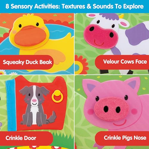 Galt 1004057 Toys, Playnest - Farm, Baby Activity Center & Floor Seat thumb #1
