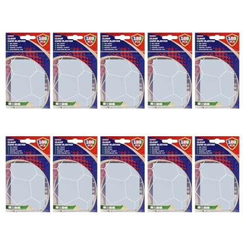 Image of Kabinka 1000 Counts Card Sleeves, Soft Trading Card Penny Sleeves | Clear Protector Sleeves for Soccer, Baseball, Football, Sports Cards, TCG, MTG