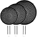 PLACHIDAY 3-Size Silicone Splatter Screen Set