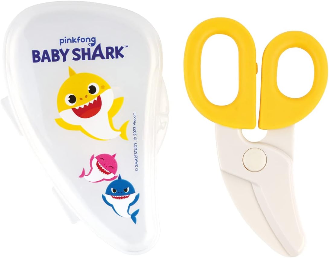 Skater BFC1-A Kitchen Scissors, Baby Shears, Food Cutter, Baby Shark