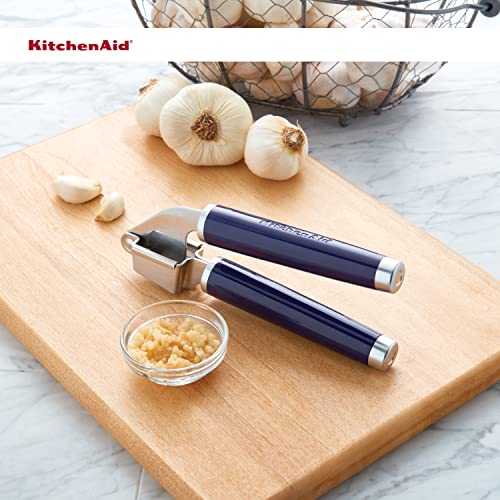 image for KitchenAid Classic Garlic Press, 7.68-Inch, Cobalt Blue