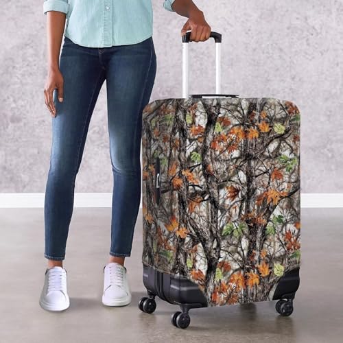 Branches Luggage Cover protector Washable Suitcase Cover Baggage Cover Travel Elastic Spandex Suitcase Protector Easy Identify Luggage Suitcase Sleeve Fits 28 to 32 Inch4