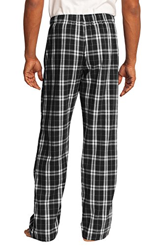 District Flannel Plaid Pant XL Black2