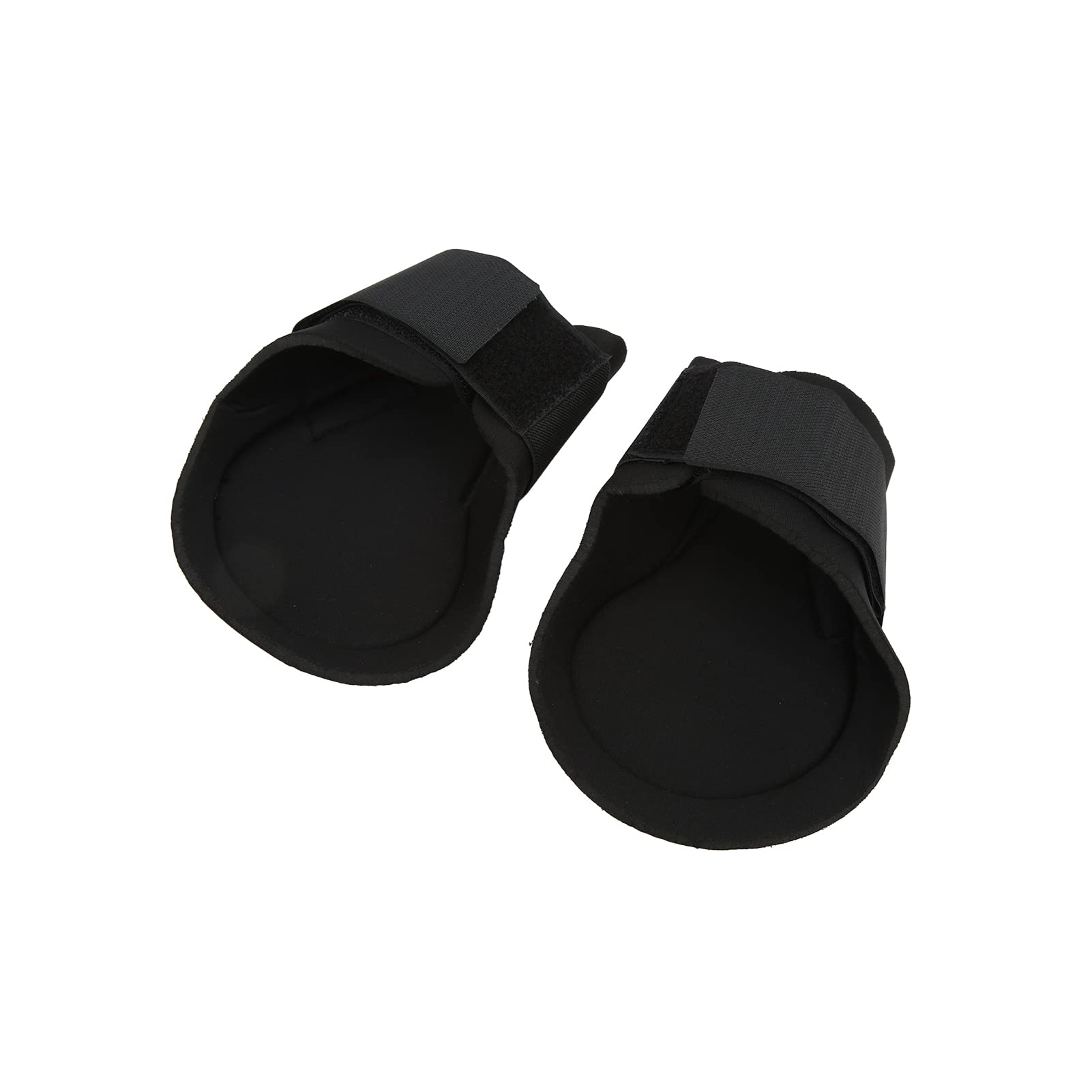4 Stück Pferde-Sehnenstiefel-Set, PU-Schalen-Sehnenprotektoren mit weicher Polsterung und rutschfestem Design, Schutz für das Hinterbein beim Springen und bei Geländewettbewerben
