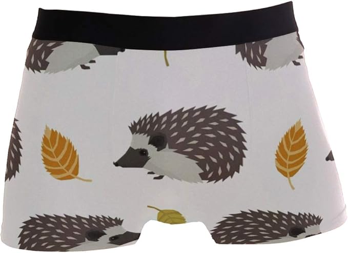 Amazon ハリネズミ 可愛い 動物 ボクサーパンツメンズ パンツ ブリーフ ショットパンツ 前閉じ メンズ下着 通気 吸汗 速乾 セクシー S Xl ブリーフ 通販