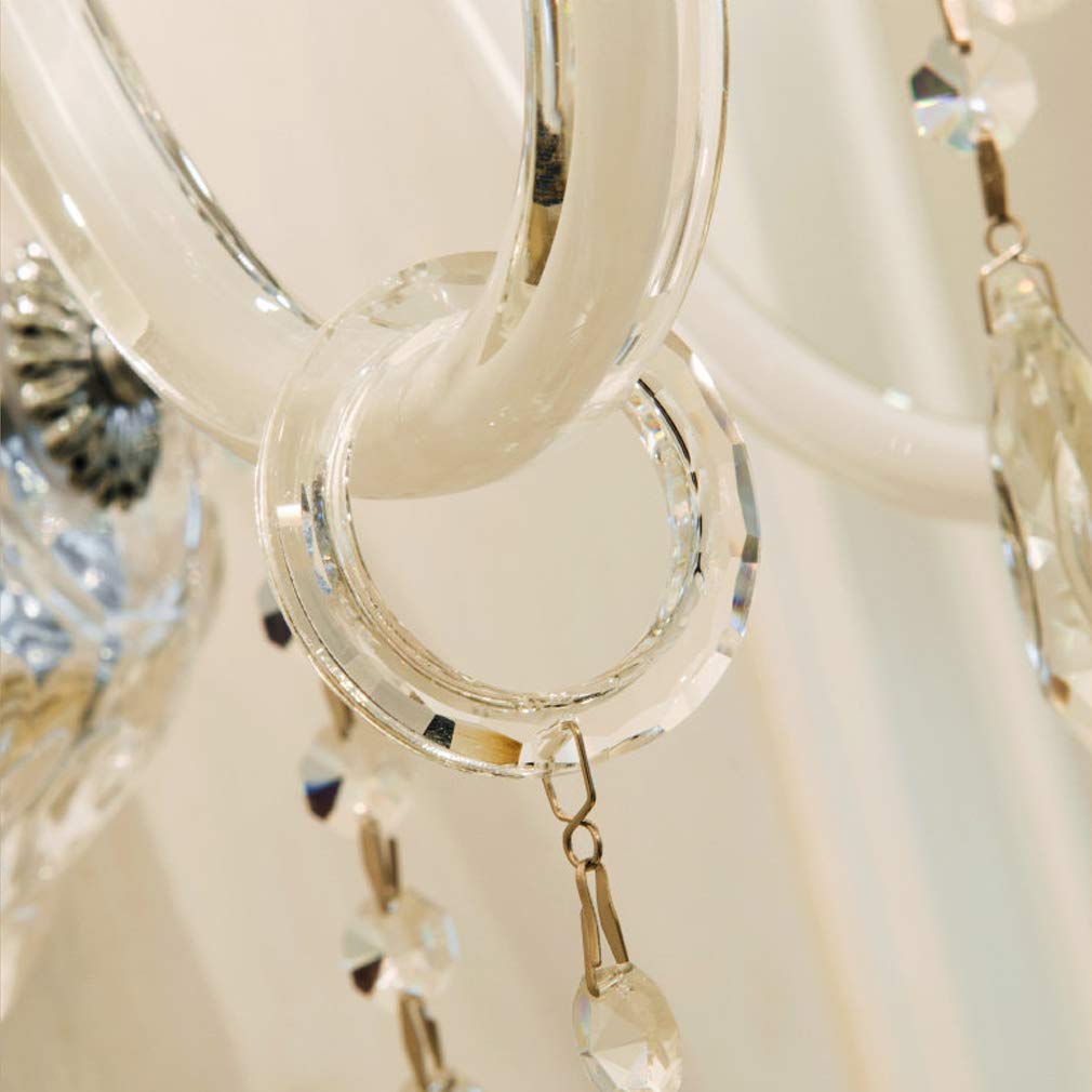 E14 Wandleuchte Elegante Kerzen Kristall Korridor Treppen Lampe, K9-Kristallleuchter Modern Wandlampe für Schlafzimmer Wohnzimmer Esszimmer Flur Aisle Balkon Bar Büro Klassisch Wandspots (2-licht)