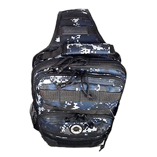 Mochila táctica de hombro 12" 800cu. in. camuflaje digital azul miniatura 5