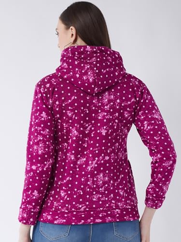 Image of Pivl Women's Fleece Blend Winter hooded Jacket.