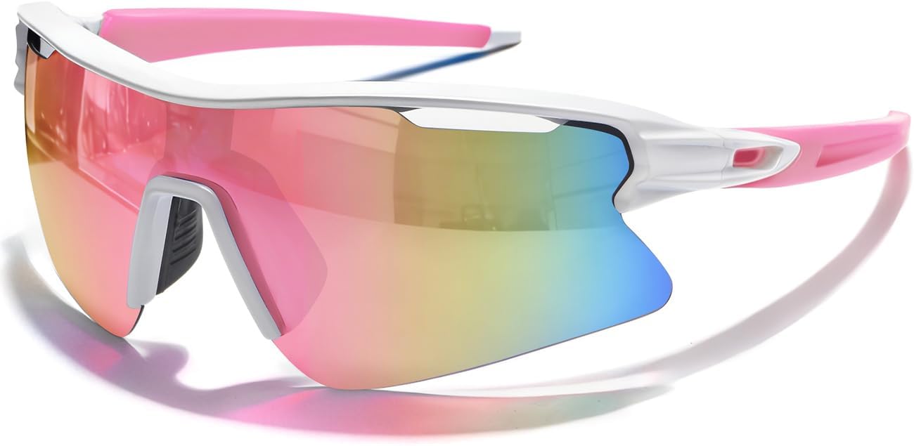 SEKKAF Polarized Sports Sunglasses for Men Women and Youth, UV400 Protection Ideal for Cycling Baseball Fishing Golf Running