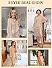 GRACE KARIN Champagne Gold Sequin Dress Holiday Pa... #4