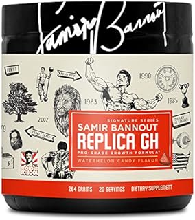 Samir Bannout Replica GH Boost Powder Watermelon Candy – Professional Grade Muscle Building Growth Formula, Energy Booster, Hormone Stimulator – Glutamine, Arginine - Vegan, Keto - Men & Women