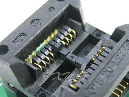 [SOP8 TO DIP8 2-Units] OTS-16(20M)-1.27-01 SOP8 SO8 SOIC8 Pitch 1.27 mm Enplas IC MCU Test Socket Programming Adapter @XYG