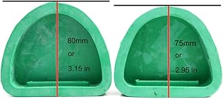 Model Base Former Molds for Tray Loading with Notches - Set of 2 - Size Medium & Large - Dental Lab