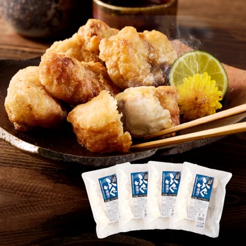 シンフーズ 北海道産 天然フグ 唐揚げ (250g×4パック) [函館市]セット品