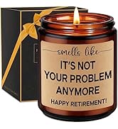 Miracu Scented Candles - Best Teacher Retirement Gifts, Funny Retirement Gifts for Women, Men, Co...