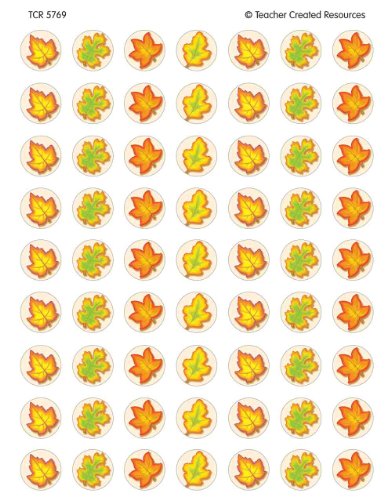 Teacher Created Resources Fall Mini Stickers, Multi Color (5769)