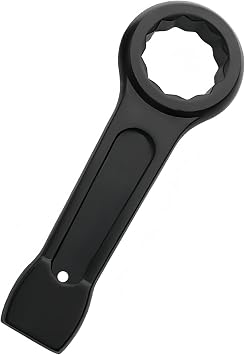 Slogging Box End Striking Ring Wrench Metric Slugging Flat Single Ring Spanner 36mm