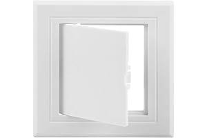 MIDELONG 6x6 Inch Plastic Access Panel for Drywall