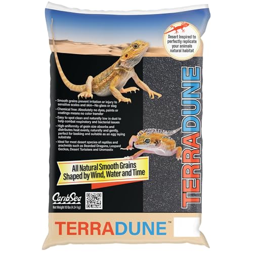 Carib Sea TERRADUNE Reptile Sand 10 lb - Black
