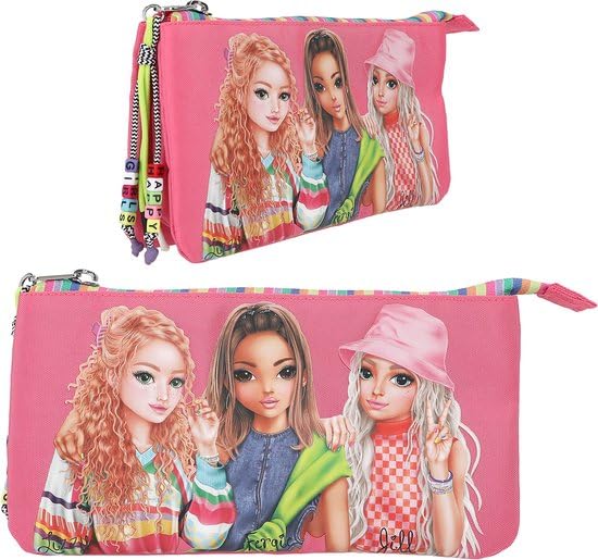 Depesche TopModel Joy 12915 - Funda con Compartimentos, Color Rosa