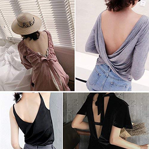Lady Up Womens Low Back Converter Bra Extender, Adjustable Low Backless Bra Extender Converter For Backless Dress Wedding Dresses Racerback Tank Tops 2 Hook #TOP7