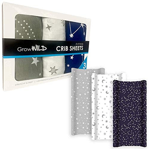 Image of Starry Night Bundle: Matching Crib Sheets & Changing Pad Covers