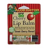 Aloe Gator Lip Balm SPF 30 Cherry