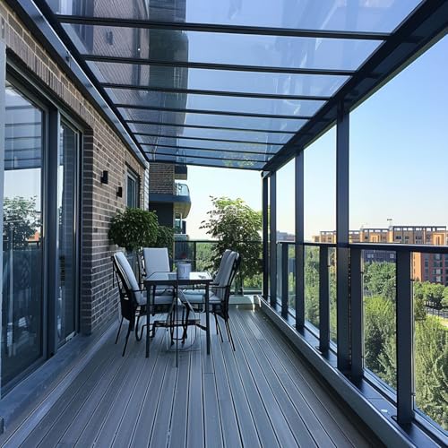 Panneau polycarbonate transparent pour serre et mur rideau de remplacement