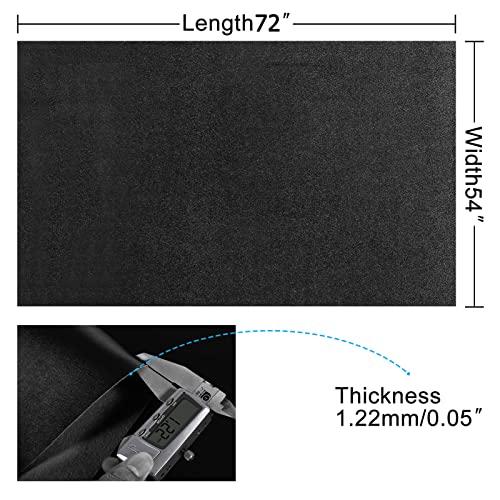 Premium 2 Yards Black Faux Leather Fabric - 1.2mm Thick PU Upholstery Vinyl for DIY Projects, Bags, Sofas, and Car Interiors 7 Premium 2 Yards Black Faux Leather Fabric - 1.2mm Thick PU Upholstery Vinyl for DIY Projects, Bags, Sofas, and Car Interiors - Image 6