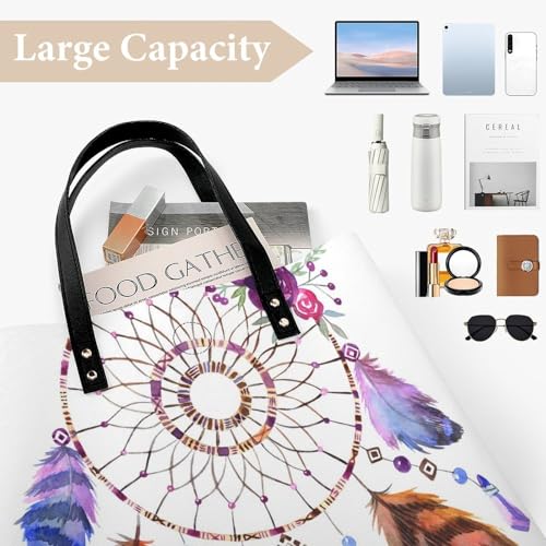 Sac attrape-rêves finitions soignées grand sac à main shopper d'exception