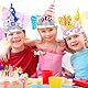 Einhorn Kinderkronen zum Ausmalen, 12 Farbigen Stiften +12 Einhorn Maske, Einhorn Basteln Masken, Einhorn Kreativ Partymasken, Einhorn Masken Bastelsets, Einhornmaske Set, Kinderparty Spiele Bastelset