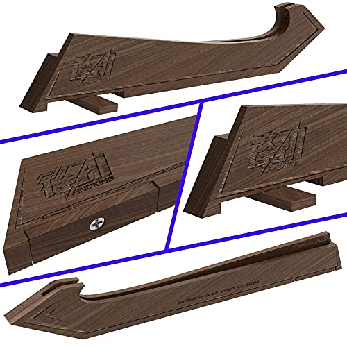 Findking Dynasty Series 5'' Clad Steel Utility Knife And Magnetic Walnut Knife Edge Guard #TOP2