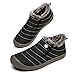 Zonkacen Mens Womens Slip On Fashion Soft Comfortable Snow Boots for Winter Outdoor Walking Running Playing Working Camping Hiking Trekking Gift Christmas Black Men 7/ Women 8.5