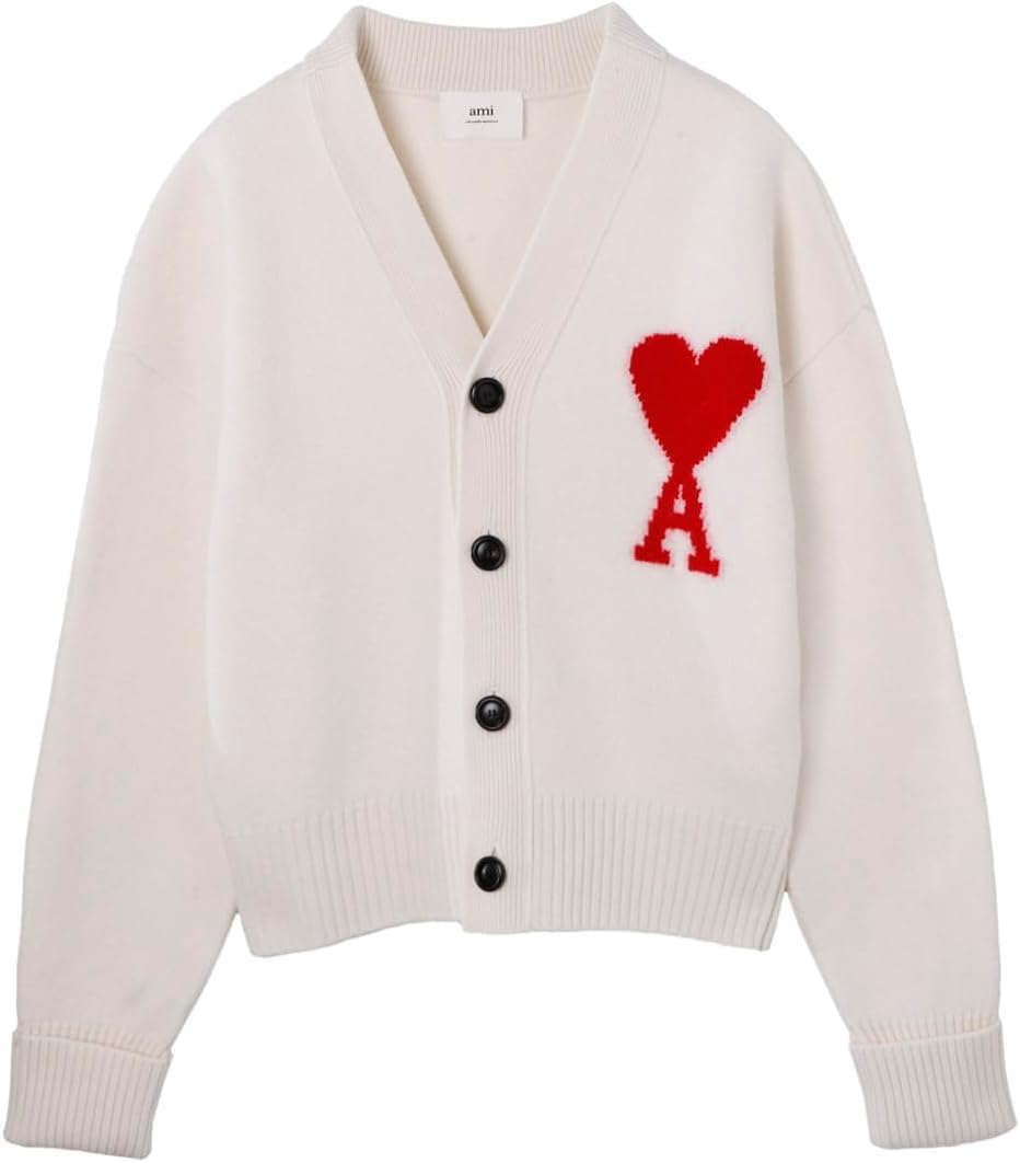 Amazon | [アミ] Vネック カーディガン XSサイズ AMI DE COEUR  