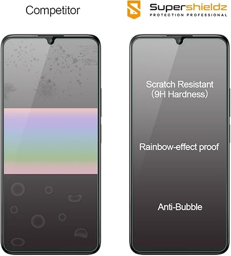 Miniatura 2 de Supershieldz Protector de pantalla de vidrio templado diseñado para TCL 40 XL / 40 T, antiarañazos, sin burbujas