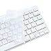ProElife Ultra Thin Silicone Keyboard Protector Cover Skin for Apple Wireless Keyboard with Bluetooth MC184LL/B (Model A1314, U.S Layout) (Not Fits Magic Keyboard), Transparent