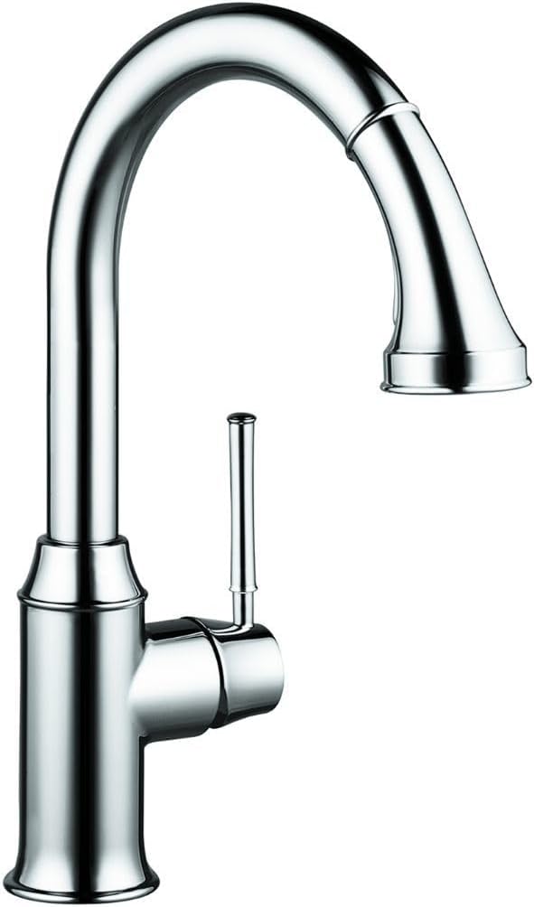 hansgrohe Talis C Chrome High Arc Kitchen Faucet, Kitchen Faucets with Pull Down Sprayer, Faucet for Kitchen Sink, Magnetic Docking Spray Head, Chrome 04215000